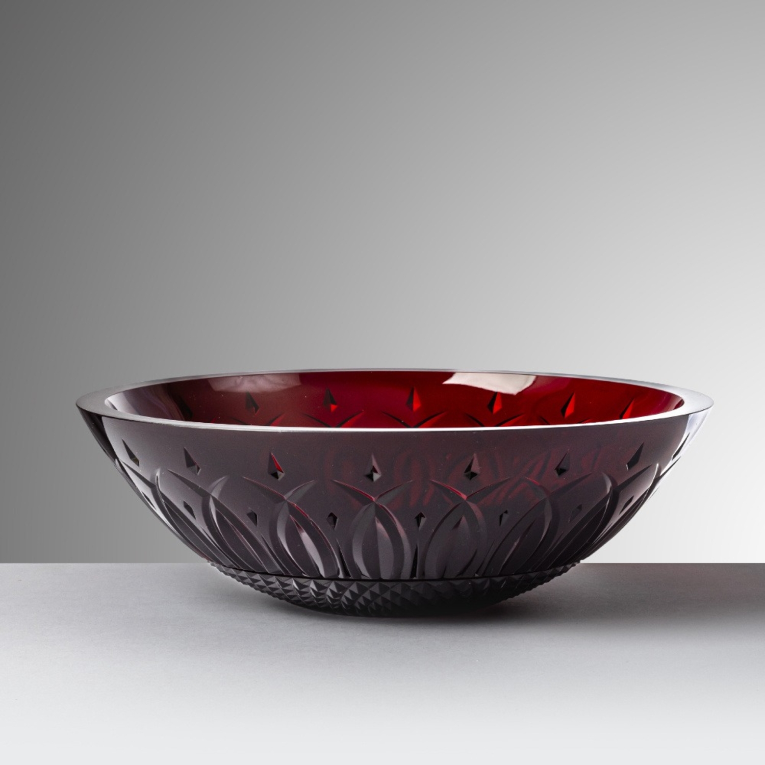 Insalatiera Italia Rubino Acrilico MarioLucaGiusti Florence 1