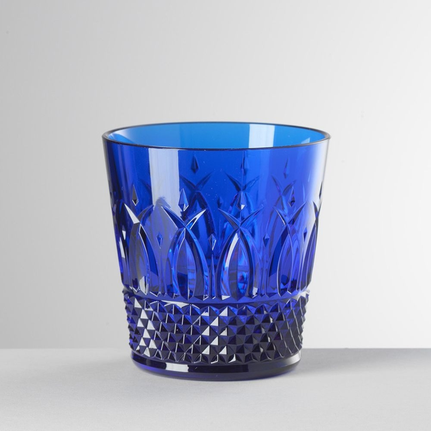 Italia Acqua Bicchiere Tumbler Blu Acrilico MarioLucaGiusti Florence Italy