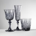 Italia Acqua Set Bicchieri Tumbler Grigio Acrilico MarioLucaGiusti Florence Italy