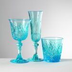 Italia Acqua Set Bicchieri Tumbler Turchese Acrilico MarioLucaGiusti Florence Italy