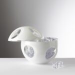 Portaghiaccio Sputnik Bianco Aperto Acrilico MarioLucaGiusti Firenze Toscana 1