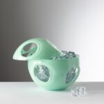 Portaghiaccio Sputnik Acqua Marina Aperto Acrilico MarioLucaGiusti Firenze Toscana 1