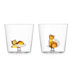 Tabby Cat Tumbler Mix2 Gatti Bianco E Ambra Ichendorf Milano