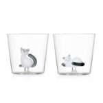 Tabby Cat Tumbler Mix3 Gatti Bianco Coda Grigia Ichendorf Milano