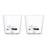 Tabby Cat Tumbler Gatto Bianco Sdraiato Con Coda Grigia Ichendorf Milano Coppia
