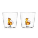 Tabby Cat Tumbler Gatto Ambra Con Coda Bianca Ichendorf Milano2