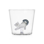 Tabby Cat Tumbler Gatto Bianco Coda Grigia Ichendorf Milano