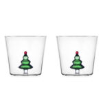 Woodland Tales 2 Pc Tumbler Tree Green Ichendorf Milano Italy Borosilicate Glass Ichendorf Milano Italy1