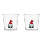 Christmas Talestumbler Elf Ichendorf Milano Italy Borosilicate Glass Ichendorf Milano Italy1