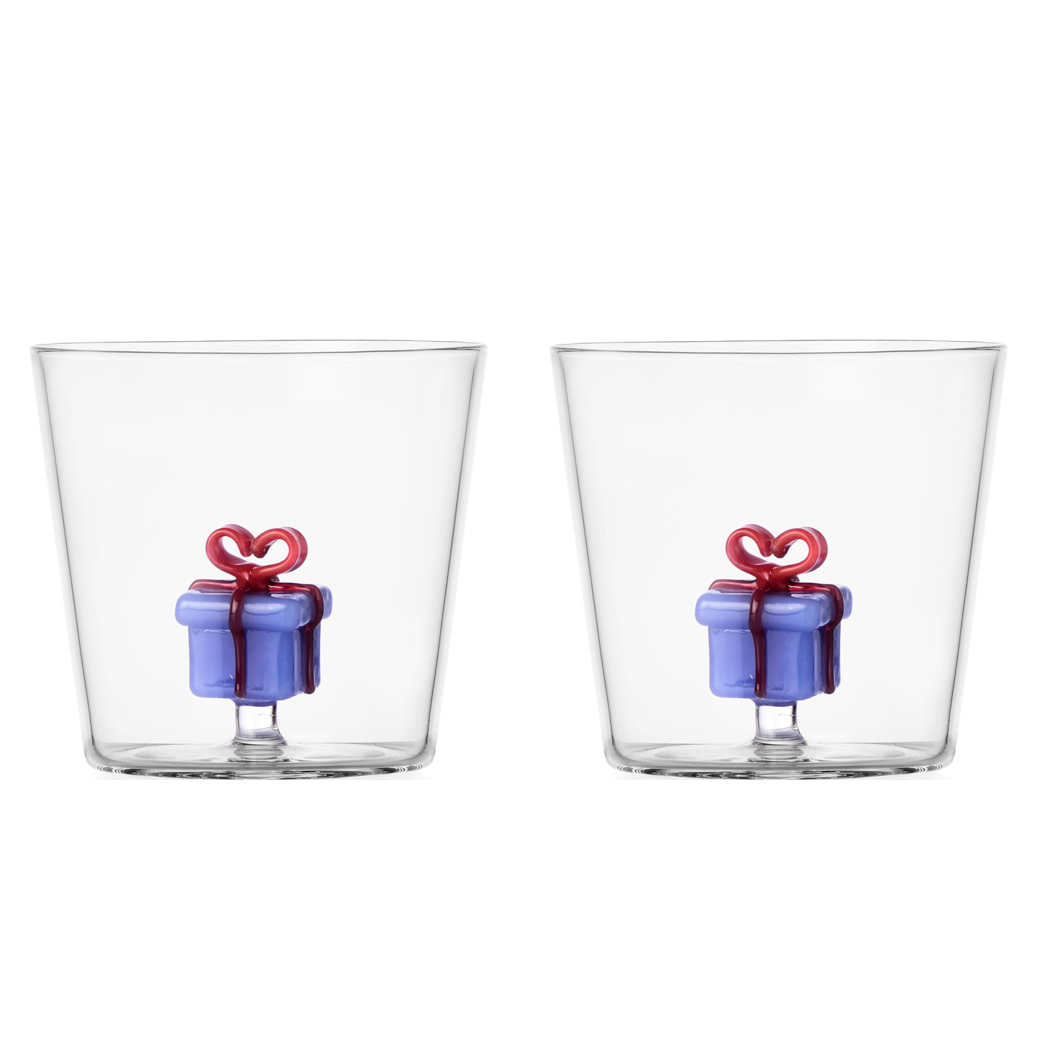 Christmas Tales Tumbler Light Blue Gift Ichendorf Milano Italy Borosilicate Glass Ichendorf Milano Italy1