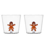 Schiaccianoci Tumbler Mrs Gingerbread Ichendorf Milano Italy Borosilicate Glass Ichendorf Milano Italy1