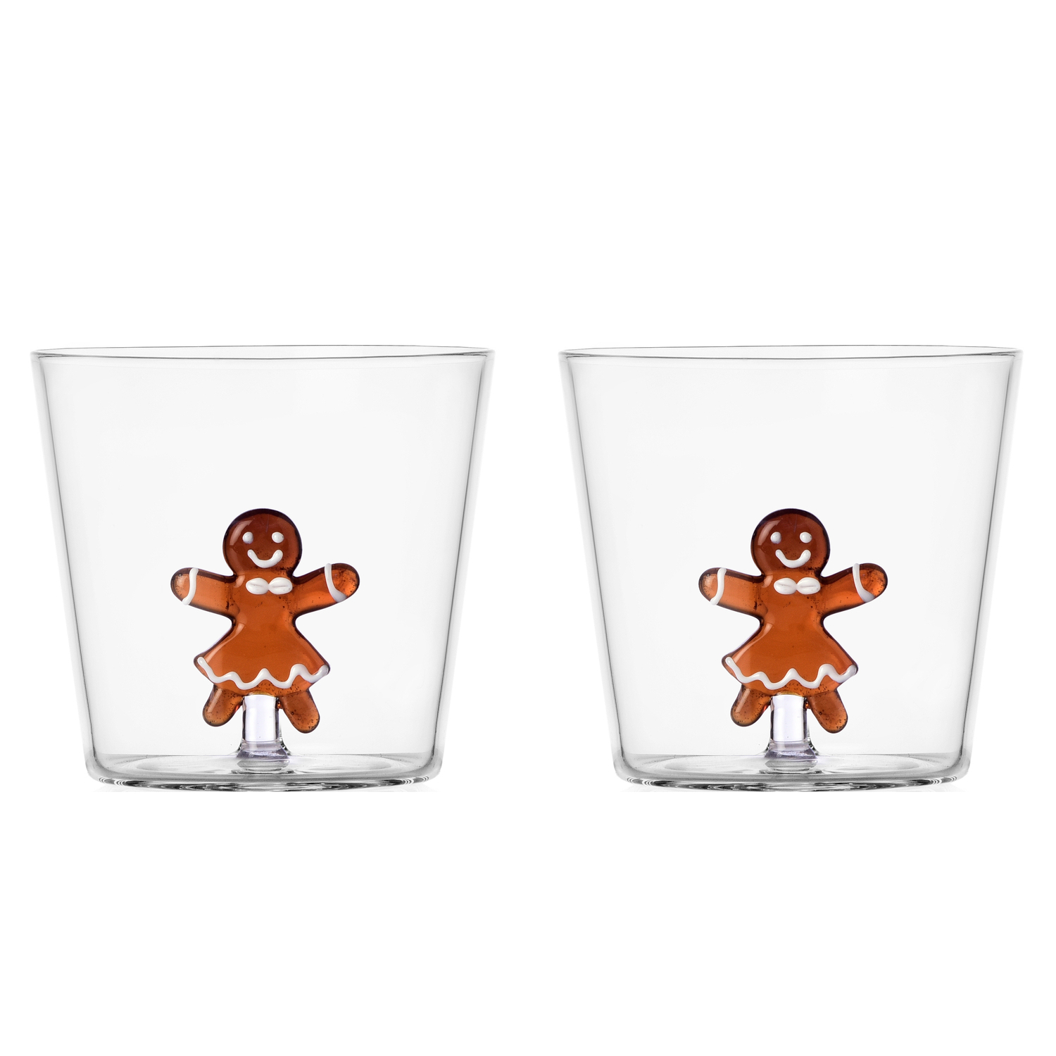 Schiaccianoci Tumbler Mrs Gingerbread Ichendorf Milano Italy Borosilicate Glass Ichendorf Milano Italy1