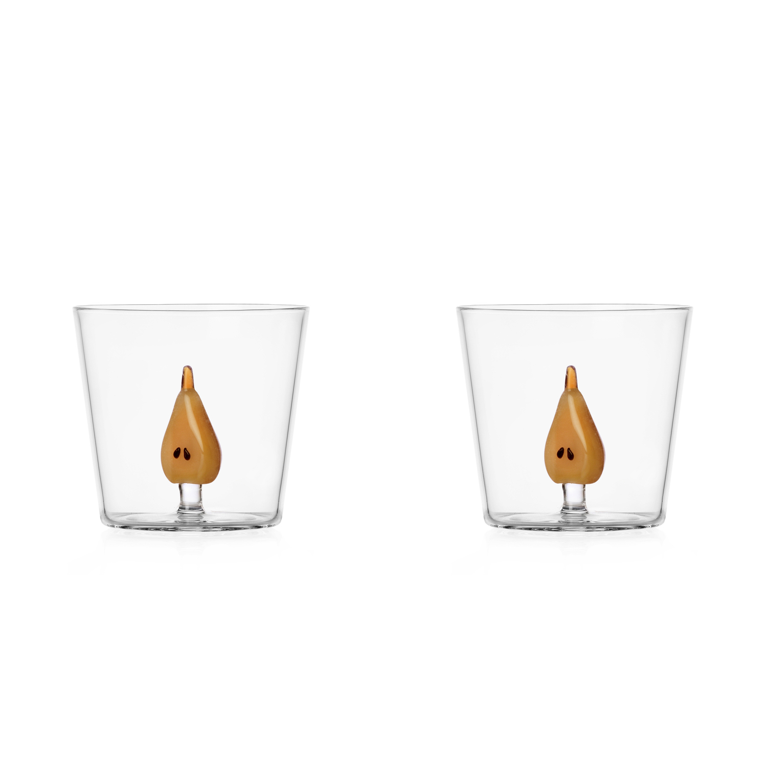 FruitsFlowers 2 Pcs Tumbler Half Pear Ichendorf Milano Coppia