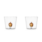 FruitsFlowers 2 Pcs Tumbler Half Apple Ichendorf Milano Coppia