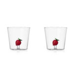 Fruits Flowers2 Pcs Tumblers Strawberry Ichendorf Milano Coppia