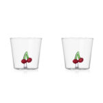 Fruits Flowers2 Pcs Tumblers Cherries Ichendorf Milano Coppia