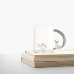 Tabby Cat Caraffa Gatto Bianco Con Pesce Ichendorf Milano