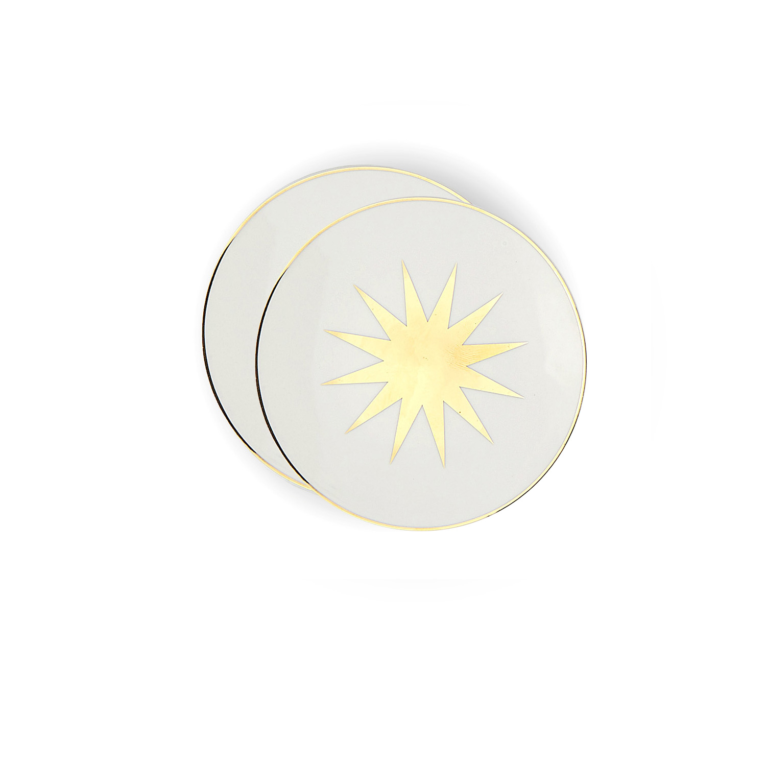 Abr00062a Saetta Piatto Porcellana Oro24k Bitossi Home