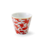 Abr00084 Bicchierino Fiamma Abracadabra Decalcomania Dettagli Oro Bitossi Home