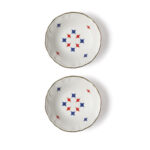 Abr01062z Lampo Set 2 Coppette Porcellana Inserti Oro Bitossi Home 2