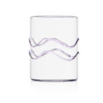 Deco Arlecchino Onde Bicchiere Vetro Borosilicato Tumbler Ichendorf Milano
