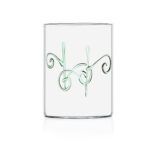 Deco Arlecchino Ondine Bicchiere Vetro Borosilicato Tumbler Ichendorf Milano