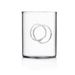 Deco Cerchi Bicchiere Vetro Borosilicato Tumbler Ichendorf Milano