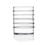 Deco Righe Bicchiere Vetro Borosilicato Tumbler Ichendorf Milano