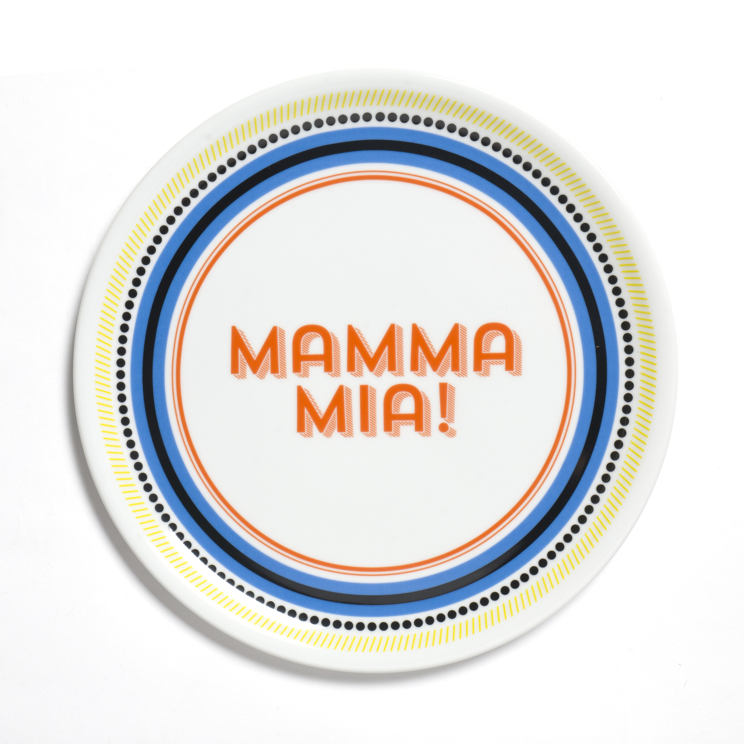 Gst00003z Mamma Mia Piatto Pizza Porcellana Bitossi Home