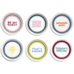 Guest Set 6 Piatti Pizza Porcellana Bitossi Home