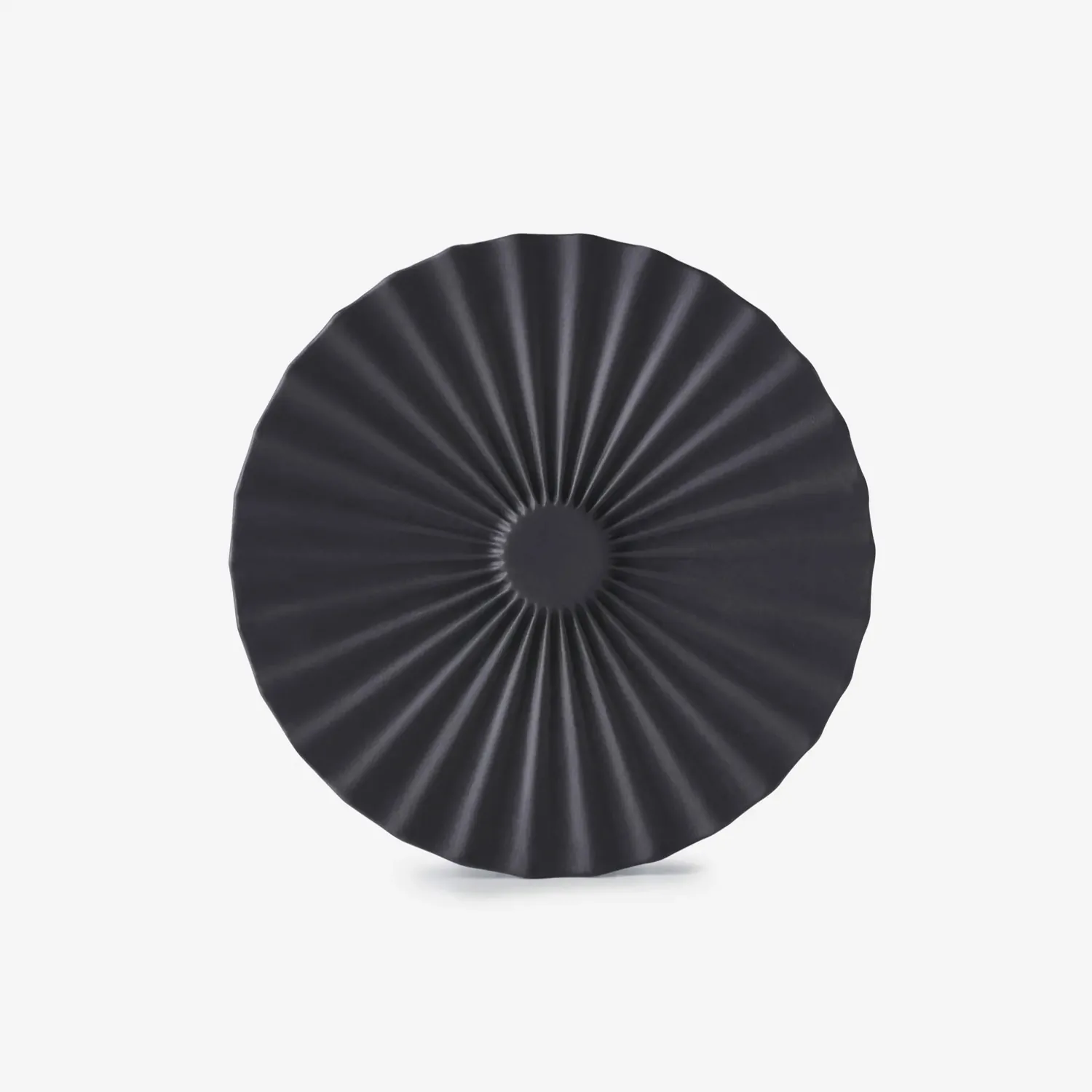 Pekoe Piattino Plate Ceramica Nera Revol Top