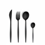 Mya Black PVD Matte Black Set24 Cutlery Dalper