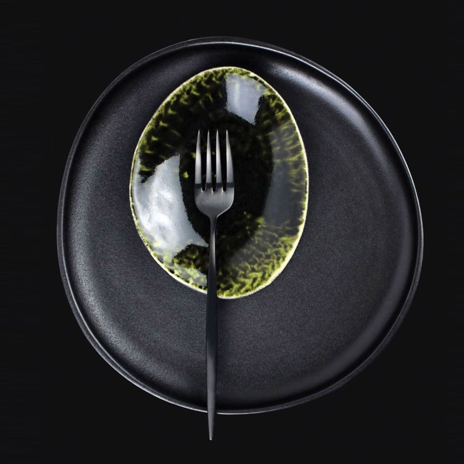 Mya Black Pvd Matte Black Set24 Cutlery Dalper Ls1