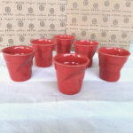 Froisse Bicchierino Caffe Rosso Lucido 8cl Set 6pz 1