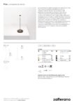 Pina_LD1650_data sheet per Zafferano Pina – Lampada da Tavolo Ricaricabile Portatile Nera