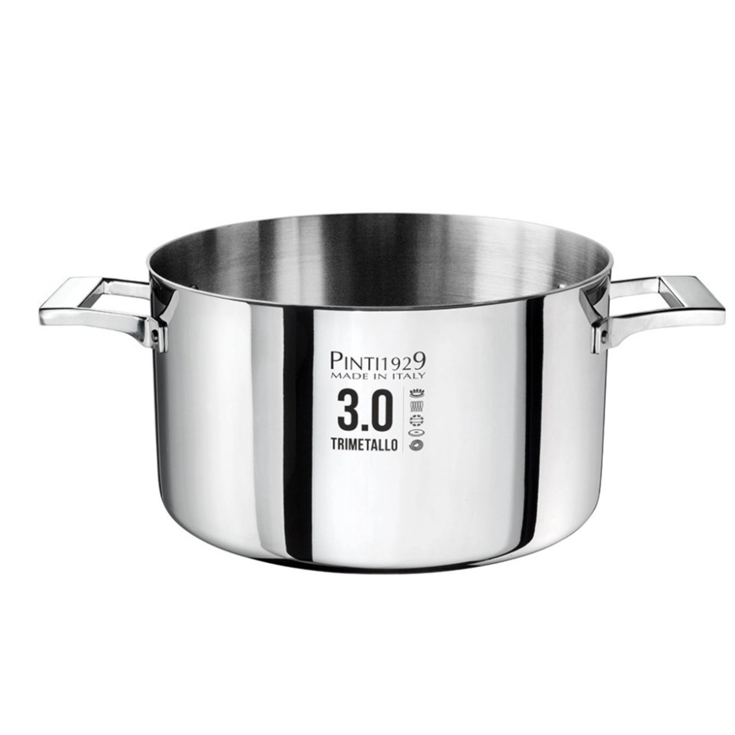 Pintinox Casseruola Alta In Trimetallo 37602120 Pintinox Casseruola Alta In Trimetallo 37602120