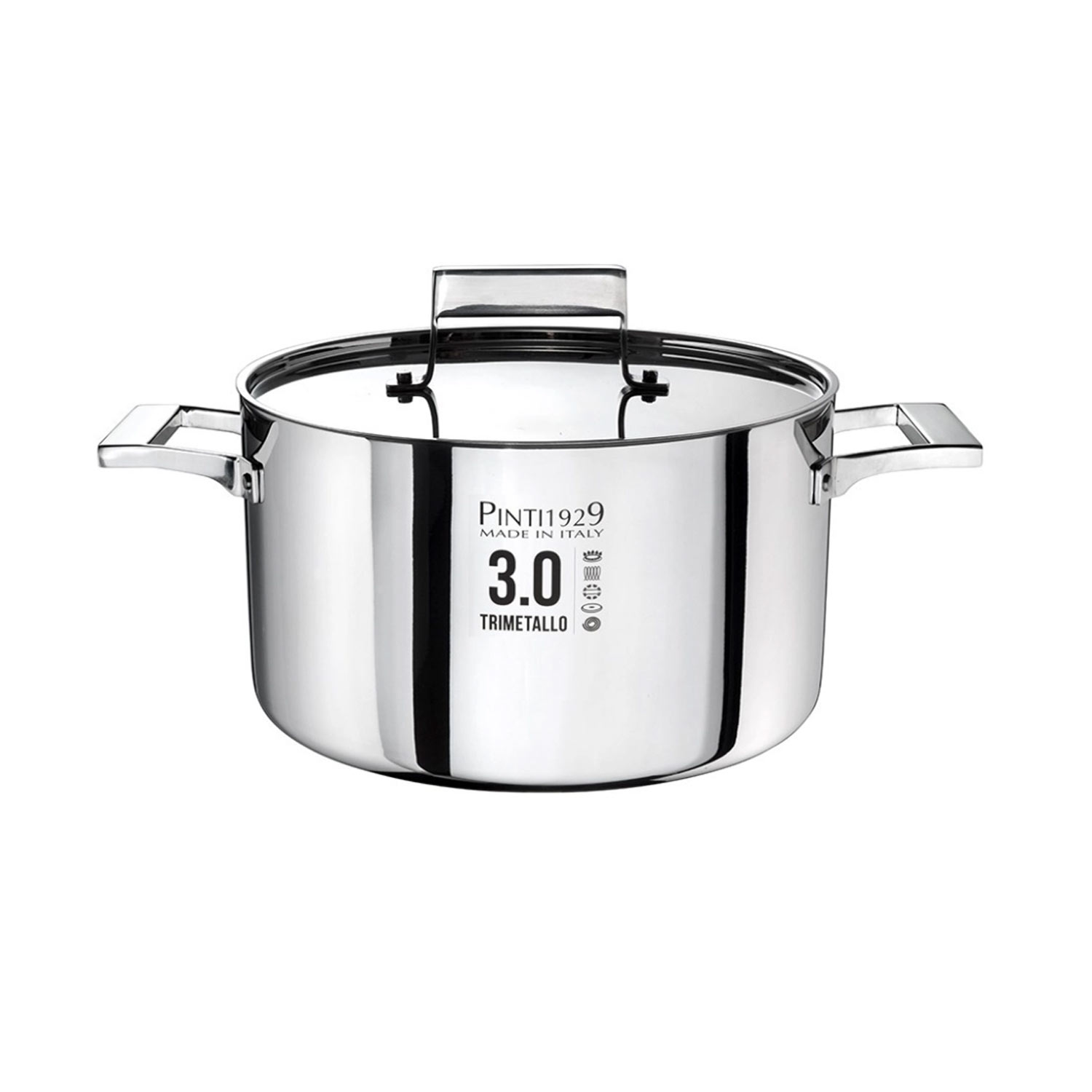 Pintinox Casseruola Alta In Trimetallo Small 37602120 2cm