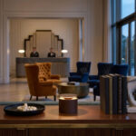 Zafferano Push Up Lamp Corten Ld1050r3 Hotel Installation