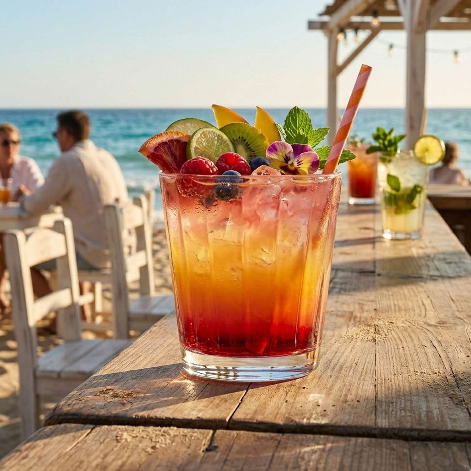 Italesse Bicchieri Kodama Vetro Mare Con Frutta