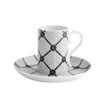 VistaAlegre Set 4 Tazzine Piattini Calcada Porcellana 21121367 1