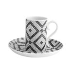 VistaAlegre Set 4 Tazzine Piattini Calcada Porcellana 21121367 4