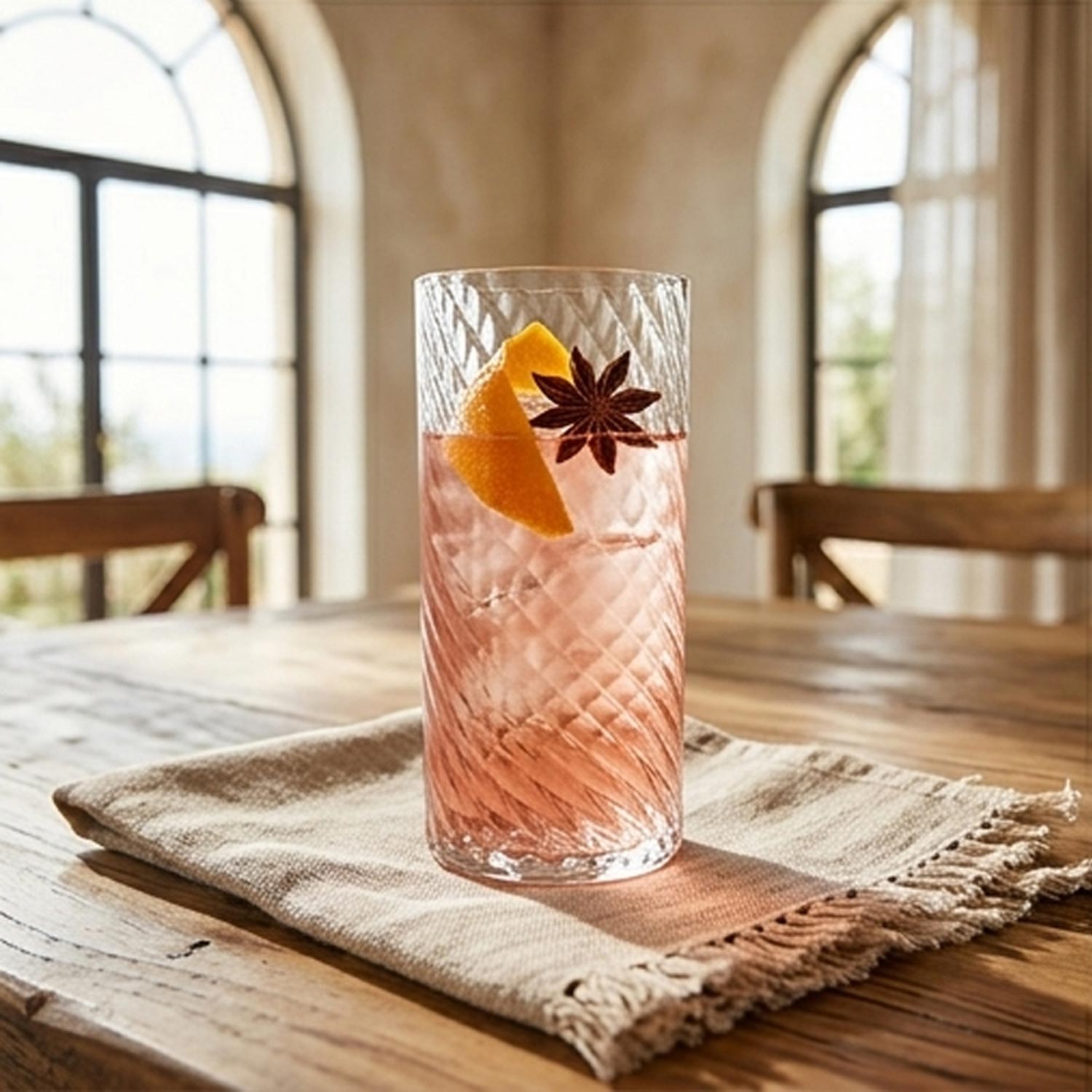 Bicchiere Highball Twist Vetro Borosilicato 450ml Bibita