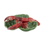 Bordallo Pinheiro Cabbage Lobster 65003016 Lobster Appetizer Plate 37 cm Delbonodesign